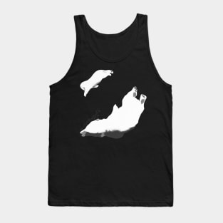 Polar bears swimming Tank Top